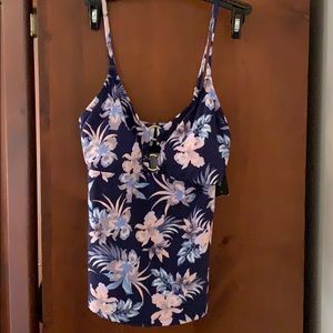 Floral Tankini Swim Top